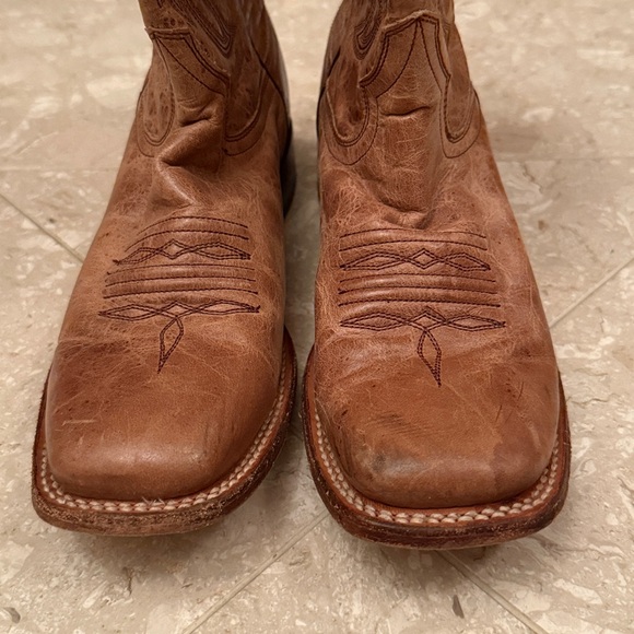 Roper Sidewinder Cowboy Western Boots Conceal Carry Men's Size 7.5 Brown CCS - Picture 2 of 8